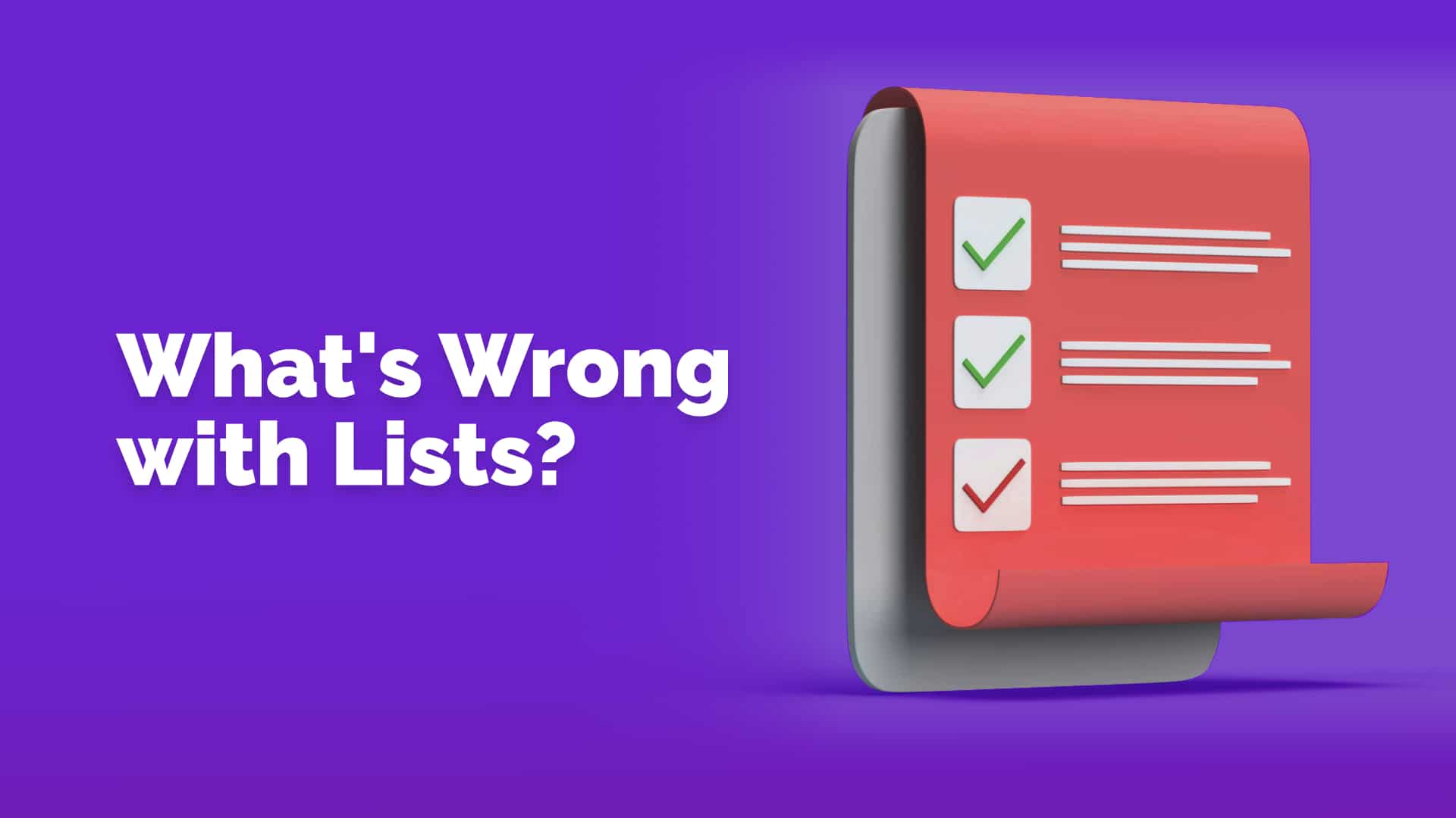 Ayoa | What’s Wrong With Lists?